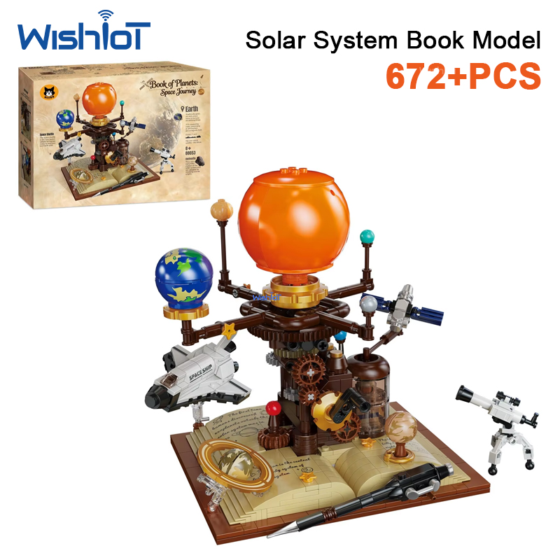Solar System Orrery - 672pcs Solar System Orrery Building Blocks