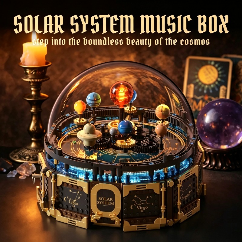 Solar System Music Box Buildin - Solar System Orrery 评论和价格