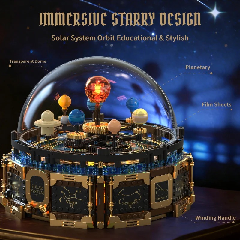 Solar System Music Box Buildin - Solar System Orrery 评论和价格