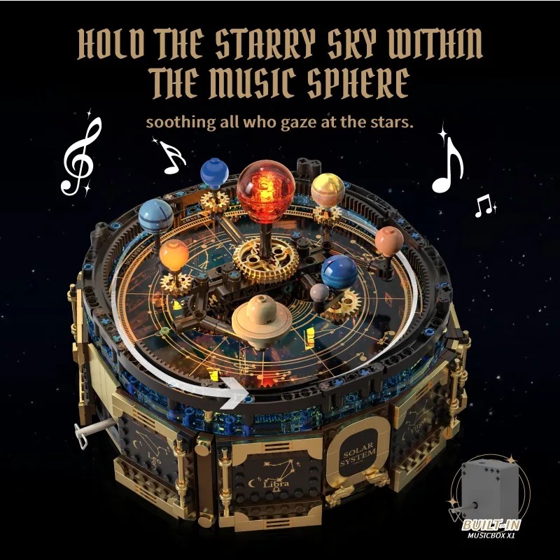 Solar System Music Box Buildin - Solar System Orrery 评论和价格