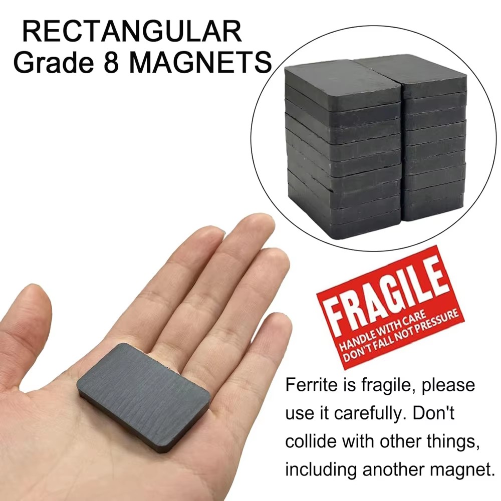 8/12pcs Ferrite Ceramic Blocks - Science And Hobby 评论和价格