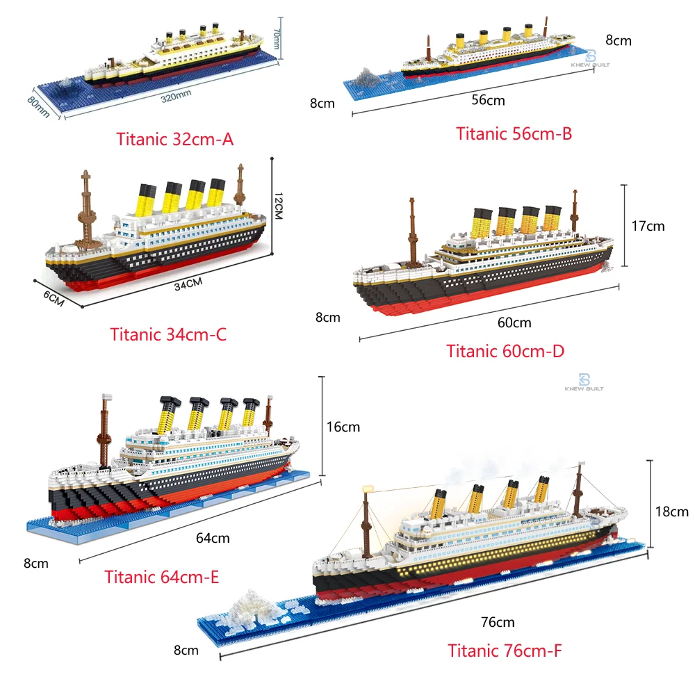 KNEW BUILT 6 Kinds Titanic Mod - Science Olympiad 评论和价格