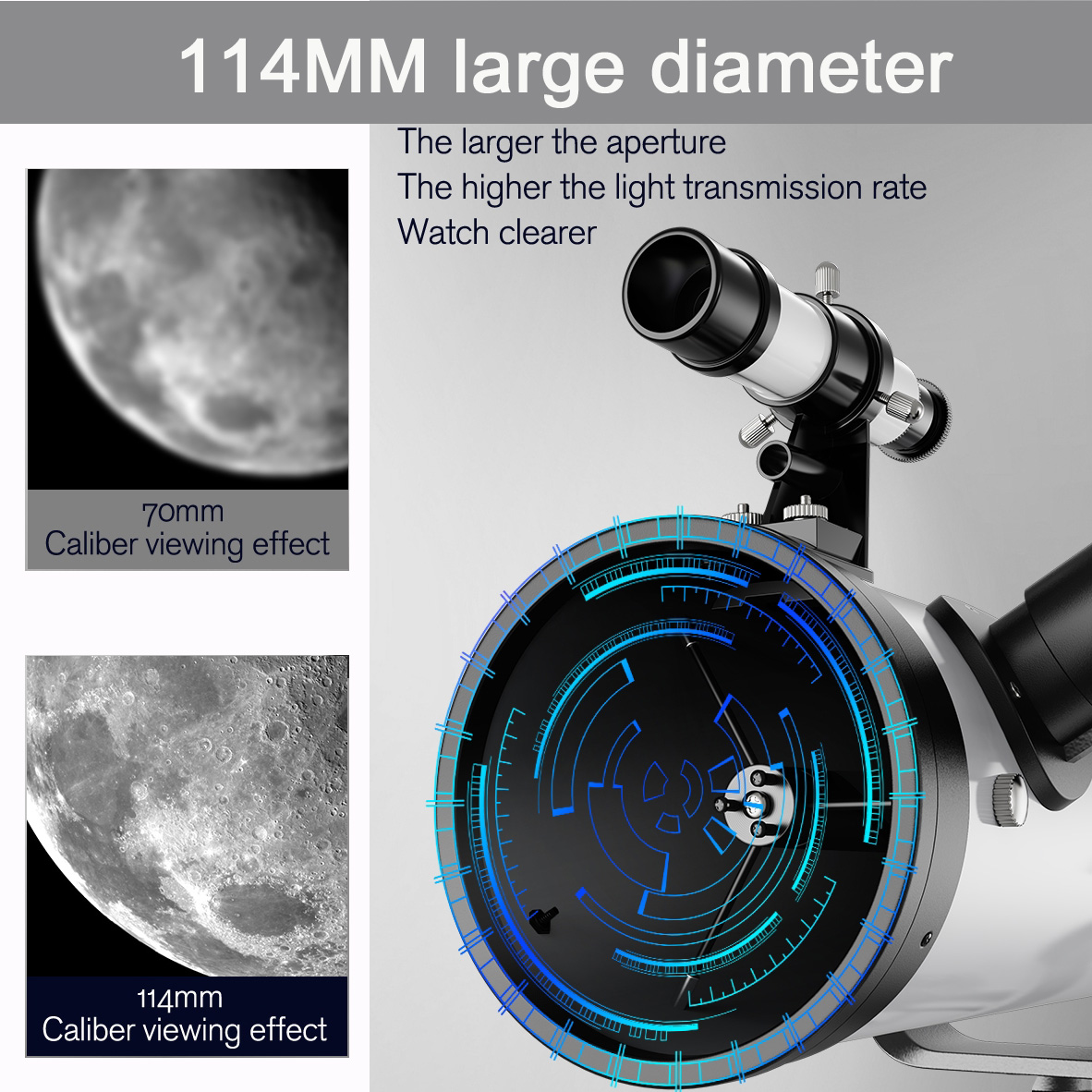 875X Professional Astronomical - National Geographic Telescope 114Mm 评论和价格