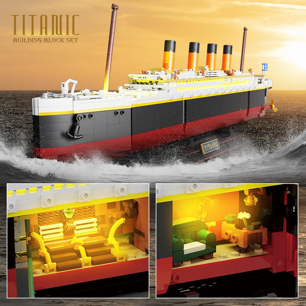 Titanic Building Set with LED- - Science Olympiad 评论和价格