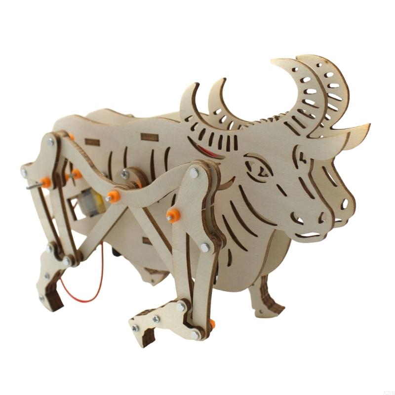 Wooden Mechanical Robot Cattle - Science Project Robot 评论和价格