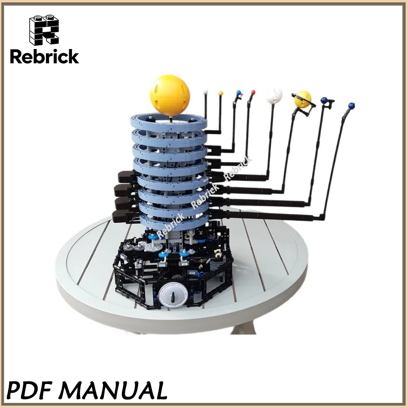Exquisite MOC Construction Bri - Solar System Orrery 评论和价格