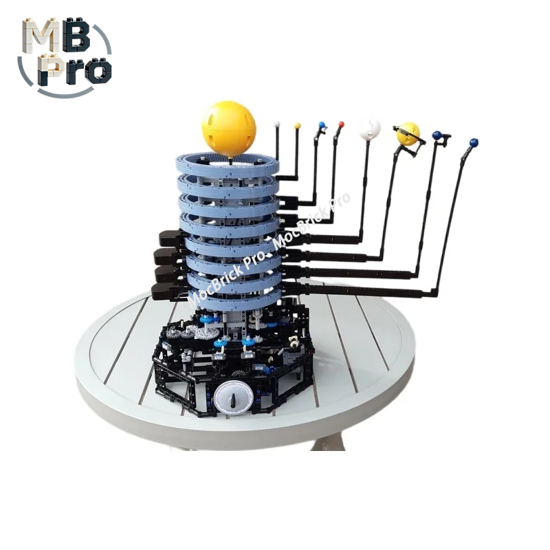 Unique DIY MOC Set, Mechanical - Solar System Orrery 评论和价格
