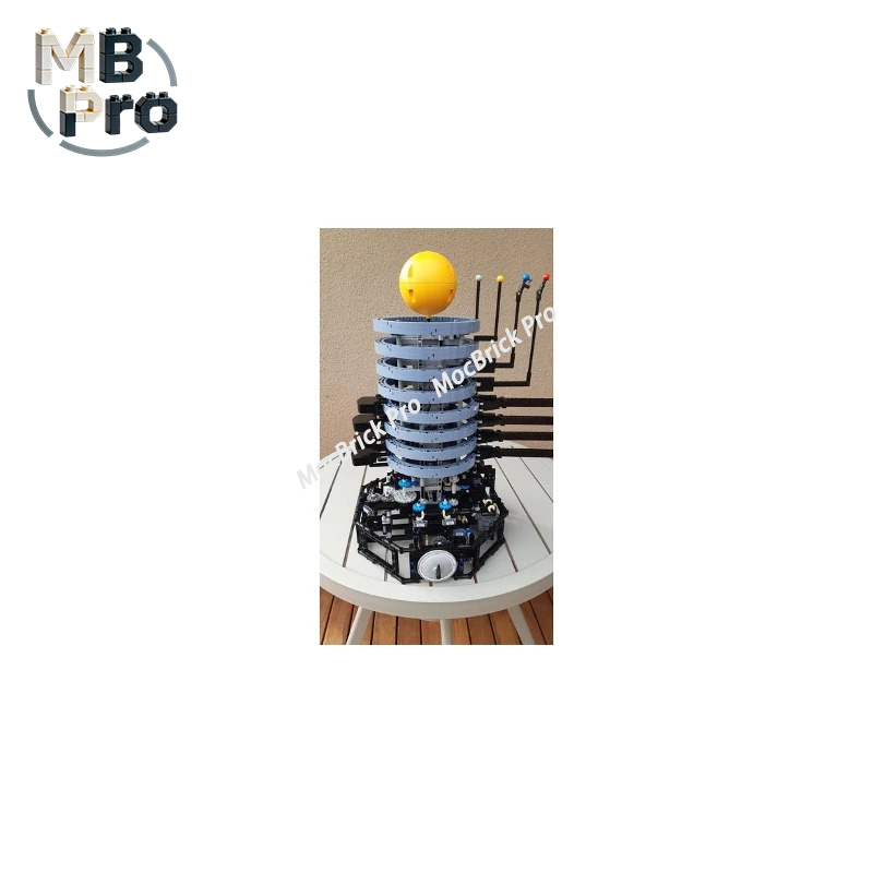 Unique DIY MOC Set, Mechanical - Solar System Orrery 评论和价格